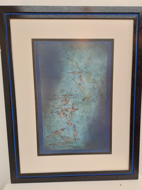 Mooie afbeelding van Fish image van Paul Klee uit 1925